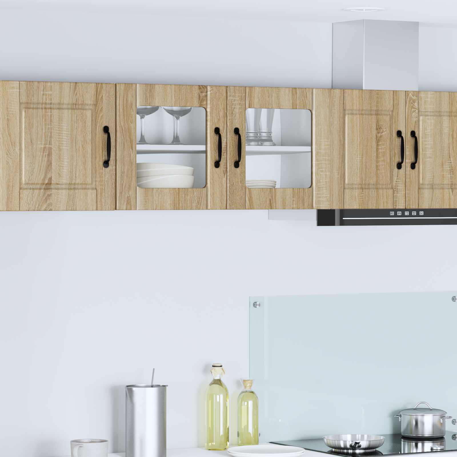 Pensile cucina-Mobile Cucina da Parete Rovere Sonoma 80 x 31 x 40 cm Legno multistrato