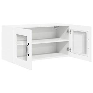 Mobile da cucina con lo scaffale-Armadio da cucina Bianco Lucido 80 x 31 x 40 cm 459352