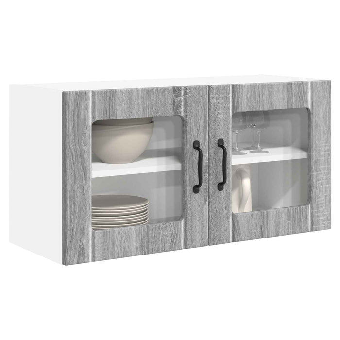 Mobile da cucina con lo scaffale-Armadio da cucina Grigio Sonoma 80 x 31 x 40 cm 908218