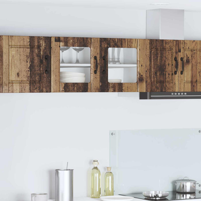 Mobile da cucina con lo scaffale-Armadio da cucina Legno vecchio 80 x 31 x 40 cm 437310