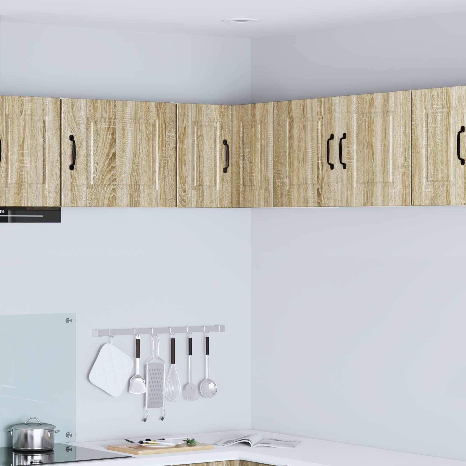 Mobile da cucina con lo scaffale-Armadio da cucina Rovere Sonoma 57 x 57 x 40 cm 439340