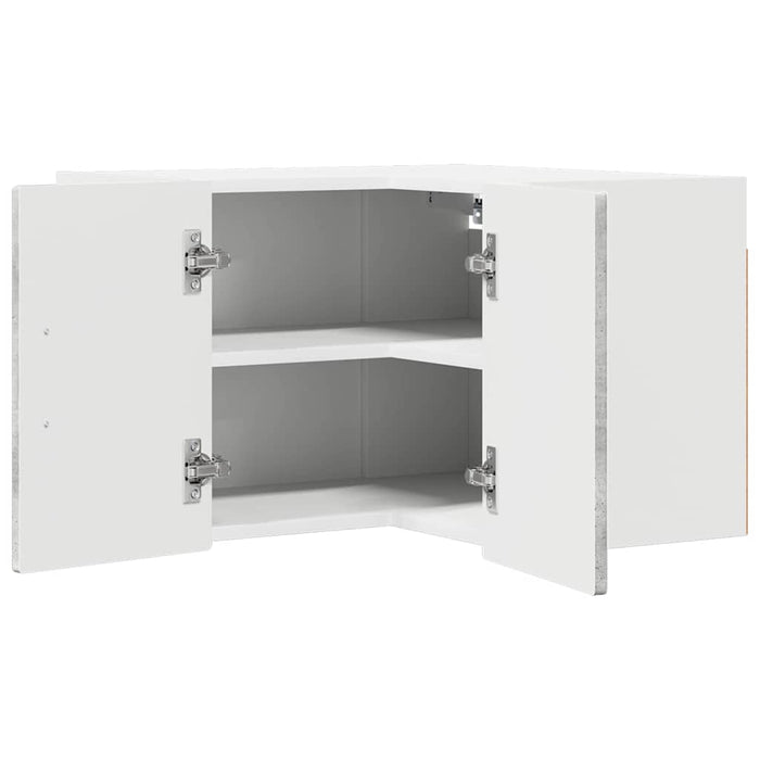 Mobile da cucina con lo scaffale-Armadio da cucina Grigio cemento 57 x 57 x 40 cm 254936