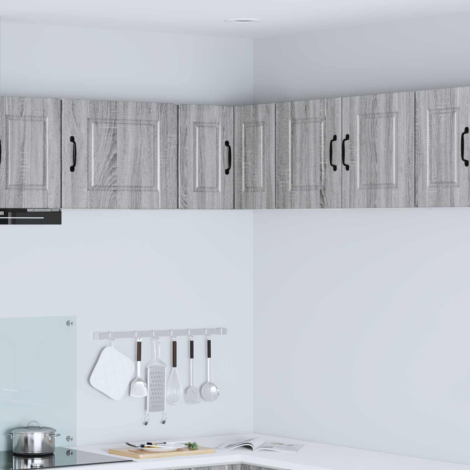 Mobile da cucina con lo scaffale-Armadio da cucina Grigio Sonoma 57 x 57 x 40 cm 247740