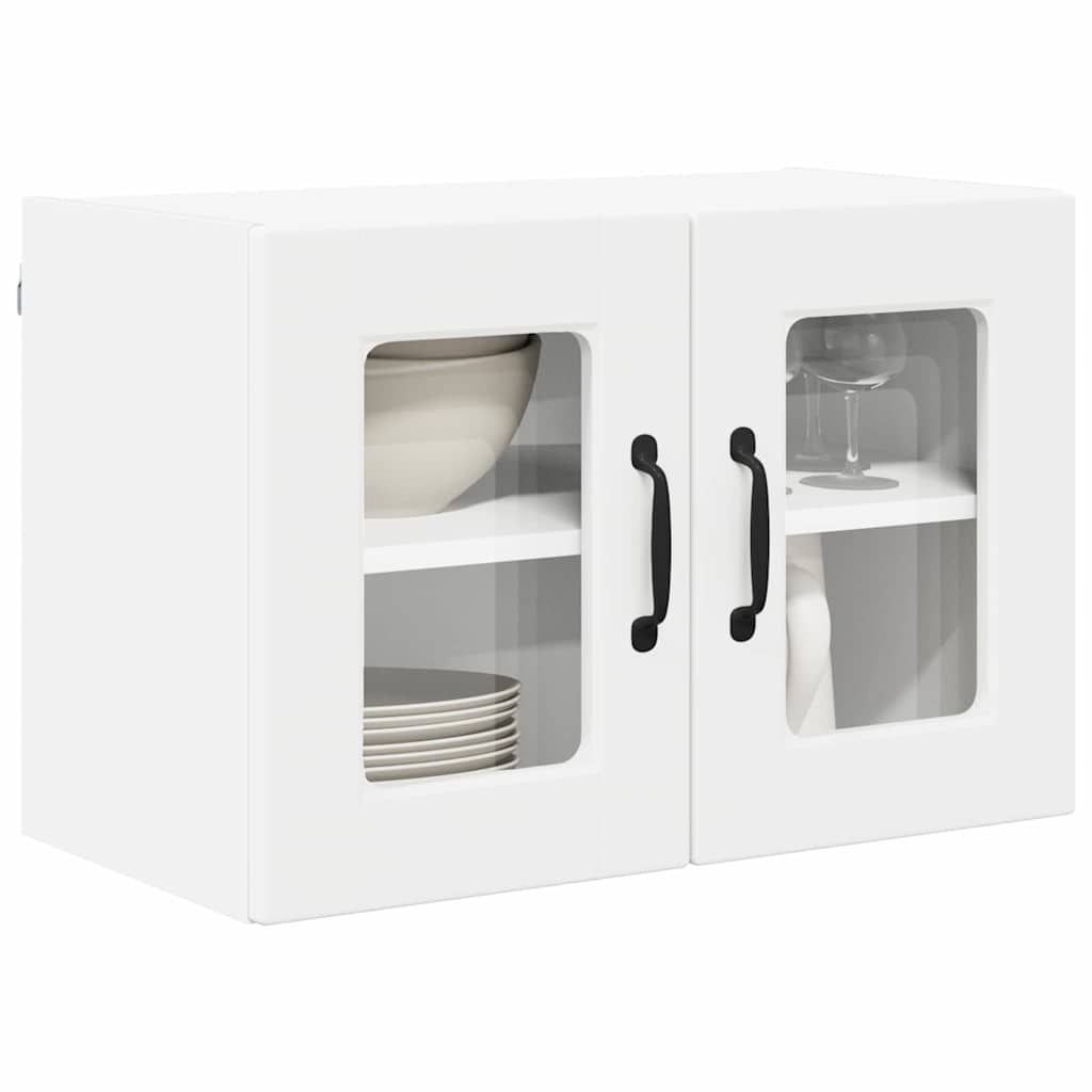 Mobile da cucina 2 pz-Set di 2 Armadio da cucina Bianco 60 x 31 x 40 cm Legno multistrato 297806