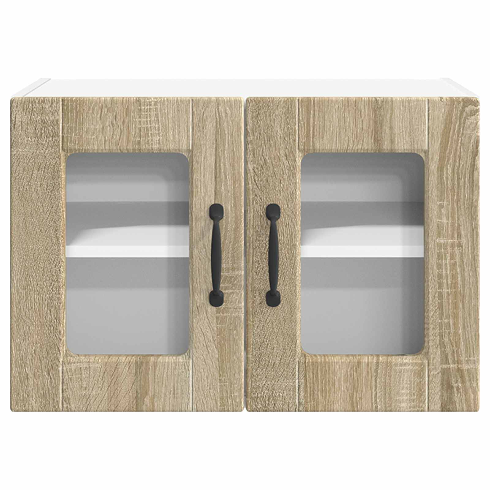 Mobile da cucina con porta 2 pz-Set di 2 Armadio da cucina Rovere Sonoma 60 x 31 x 40 cm 147314