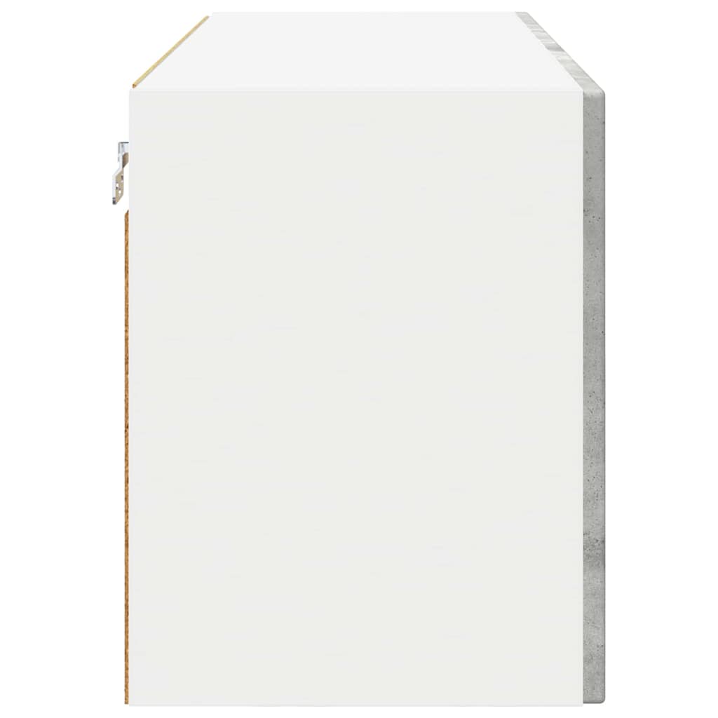 Mobile da cucina con porta 2 pz-Set di 2 Armadio da cucina Grigio cemento 60 x 31 x 40 cm 270992