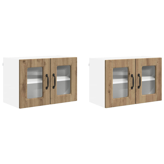 Mobile da cucina 2 pz-Set di 2 Armadio da cucina Rovere artigianale 60 x 31 x 40 cm 749851