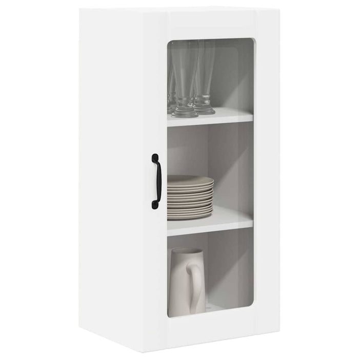 Mobile da cucina 2 pz-Set di 2 Armadio da cucina Bianco 40 x 31 x 80 cm Legno multistrato 278713