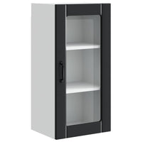 Mobile da cucina 2 pz-Set di 2 Armadio da cucina Nero 40 x 31 x 80 cm Legno multistrato 258770