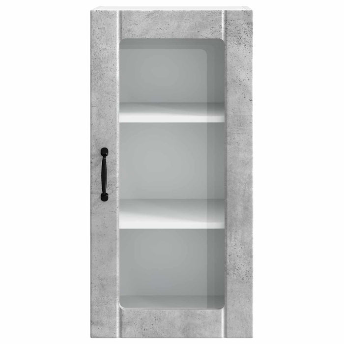 Mobile da cucina con lo scaffale-Armadio da cucina Grigio cemento 40 x 31 x 80 cm 888219