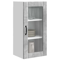 Mobile da cucina con lo scaffale-Armadio da cucina Grigio cemento 40 x 31 x 80 cm 888219