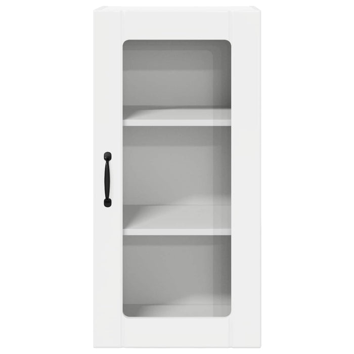 Mobile da cucina con porta 2 pz-Set di 2 Armadio da cucina Bianco Lucido 40 x 31 x 80 cm