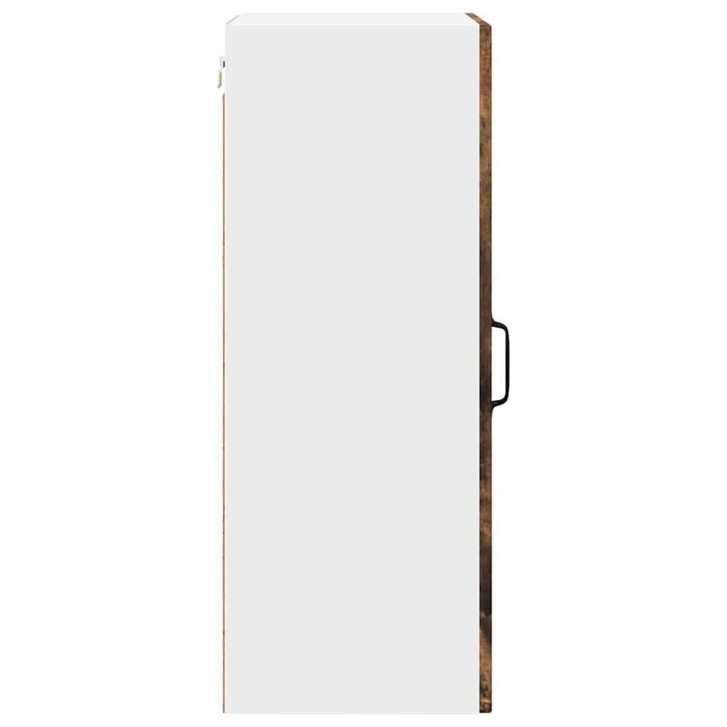 Mobile da cucina con porta 2 pz-Set di 2 Armadio da cucina Rovere fum¨¦ 40 x 31 x 80 cm