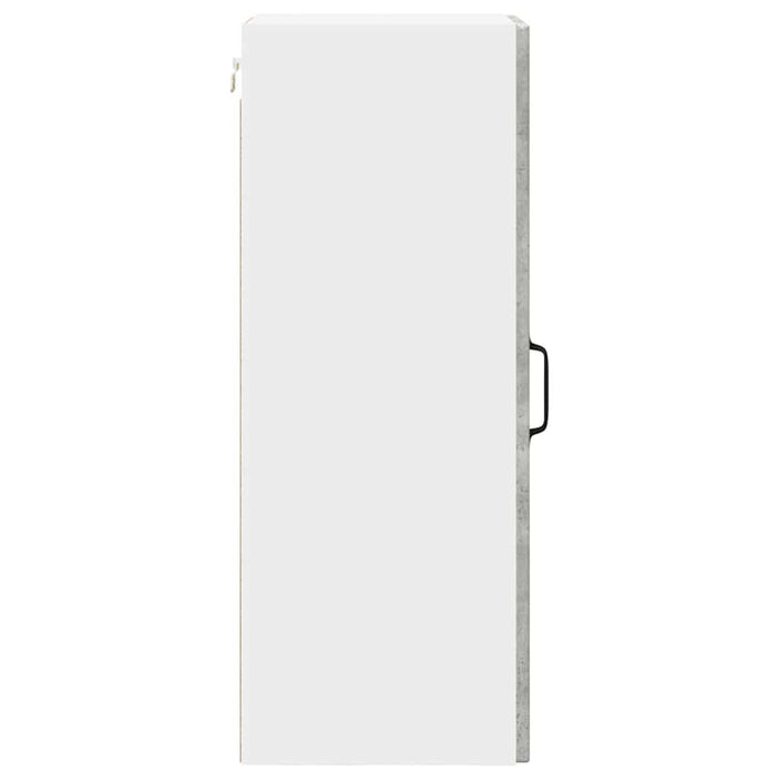 Mobile da cucina con porta 2 pz-Set di 2 Armadio da cucina Grigio cemento 30 x 31 x 80 cm