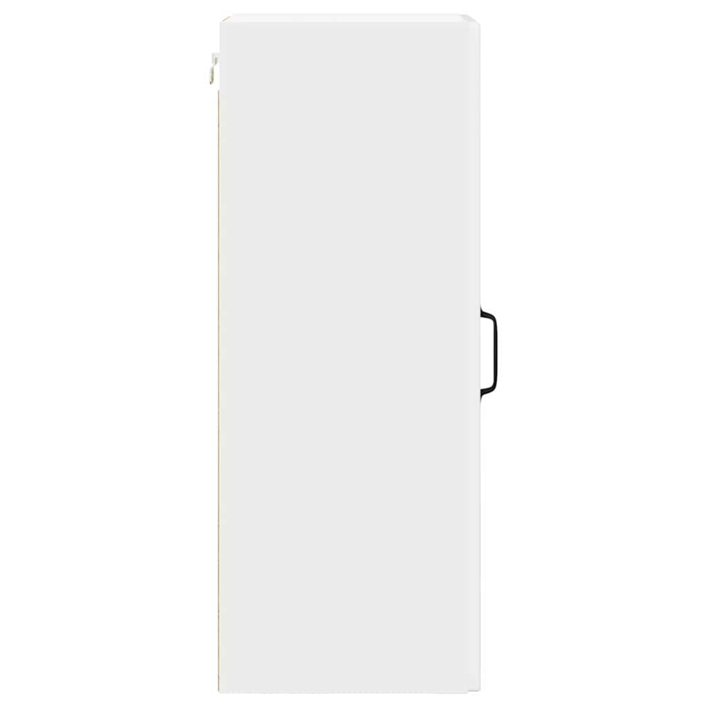 Mobile da cucina con porta 2 pz-Set di 2 Armadio da cucina Bianco Lucido 30 x 31 x 80 cm