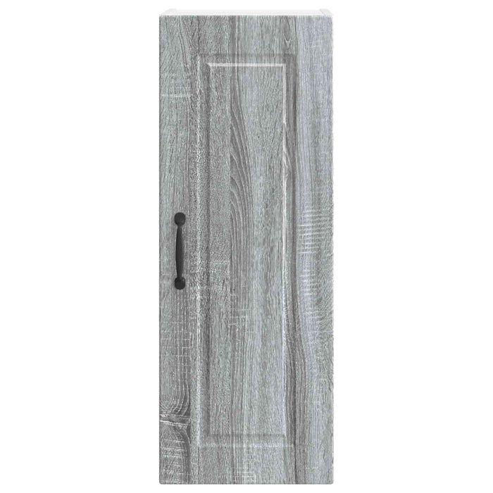 Mobile da cucina con porta 2 pz-Set di 2 Armadio da cucina Grigio Sonoma 30 x 31 x 80 cm