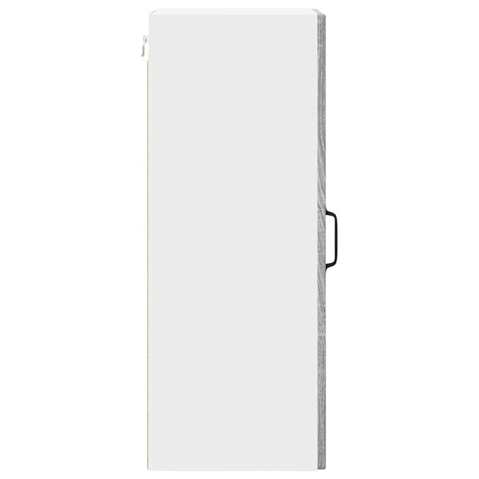 Mobile da cucina con porta 2 pz-Set di 2 Armadio da cucina Grigio Sonoma 30 x 31 x 80 cm