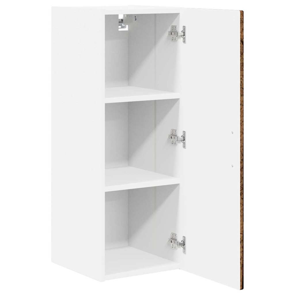 Mobile da cucina con porta 2 pz-Set di 2 Armadio da cucina Legno vecchio 30 x 31 x 80 cm