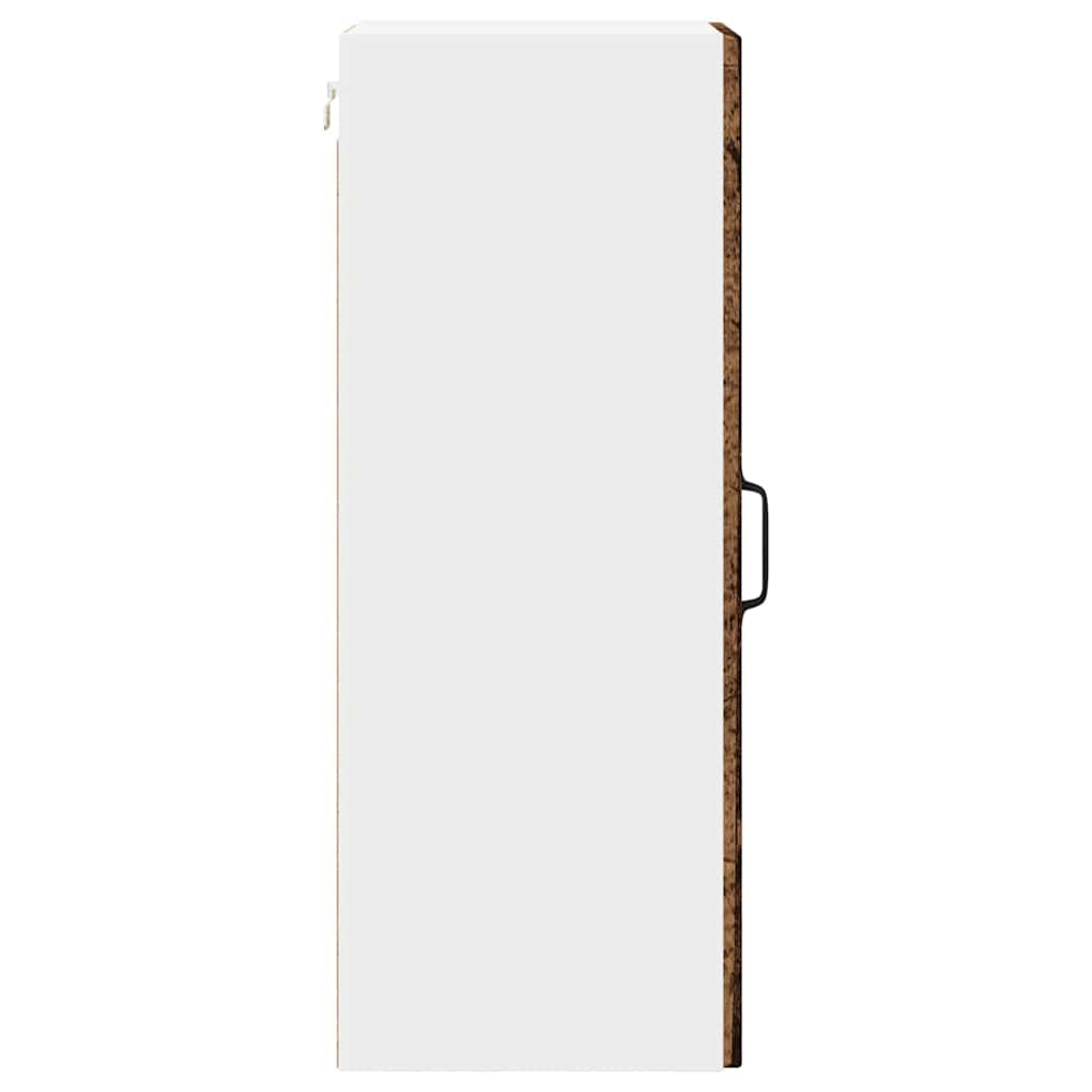 Mobile da cucina con porta 2 pz-Set di 2 Armadio da cucina Legno vecchio 30 x 31 x 80 cm