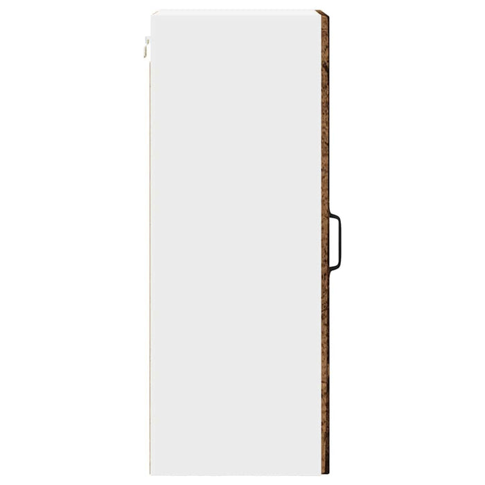 Mobile da cucina con porta 2 pz-Set di 2 Armadio da cucina Legno vecchio 30 x 31 x 80 cm