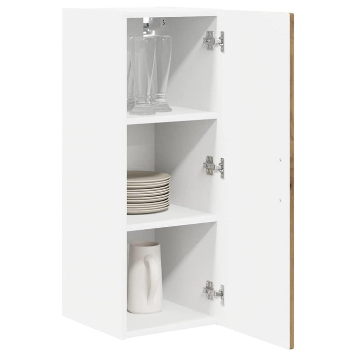 Mobile da cucina 2 pz-Set di 2 Armadio da cucina Rovere artigianale 30 x 31 x 80 cm 451243