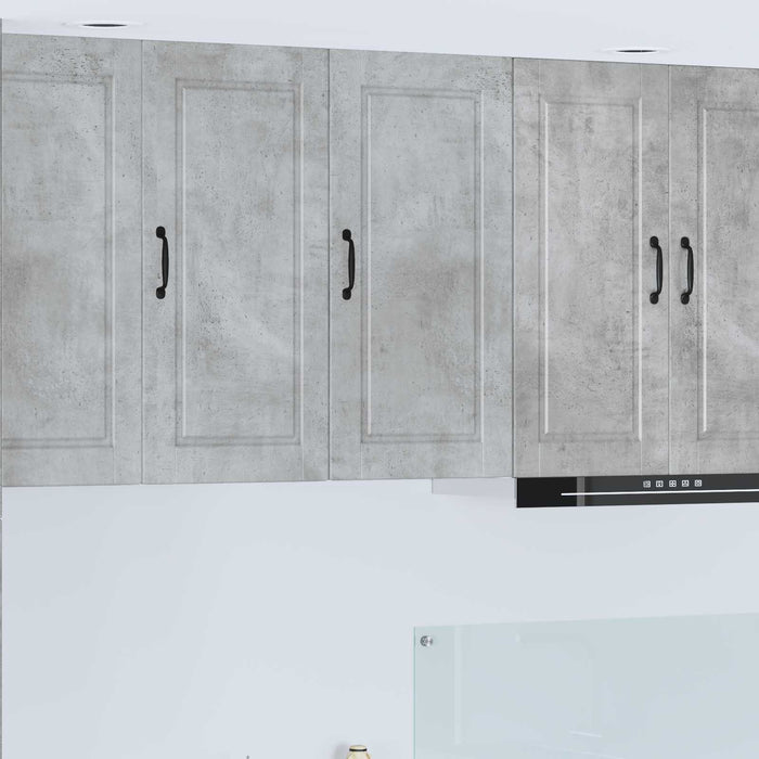 Mobile da cucina con lo scaffale-Armadio da cucina Grigio cemento 40 x 31 x 80 cm 761199