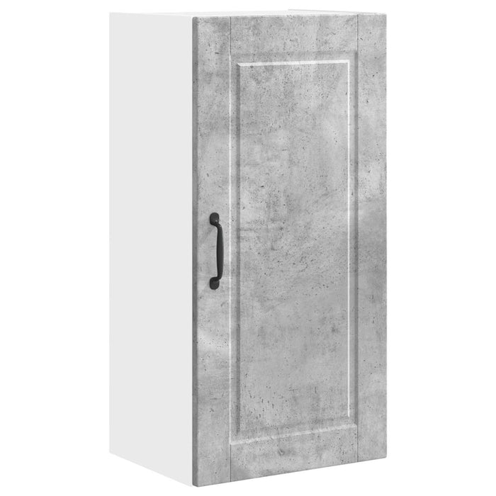 Mobile da cucina con lo scaffale-Armadio da cucina Grigio cemento 40 x 31 x 80 cm 761199