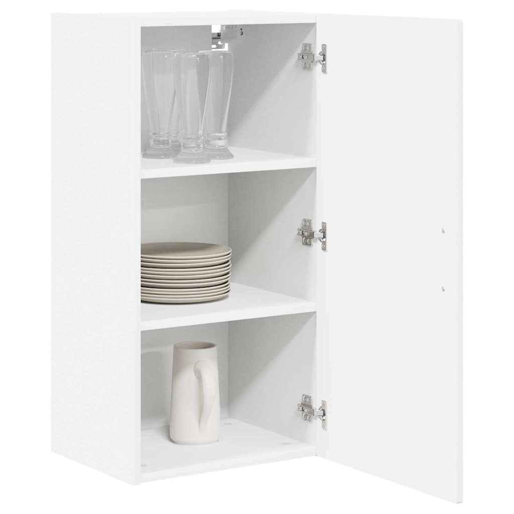 Mobile da cucina con lo scaffale-Armadio da cucina Bianco Lucido 40 x 31 x 80 cm 933586