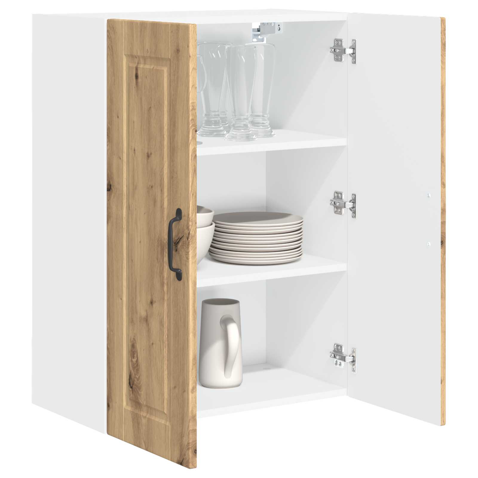 Mobile da cucina con porta-Armadio da cucina Rovere artigianale 60 x 31 x 80 cm 136779