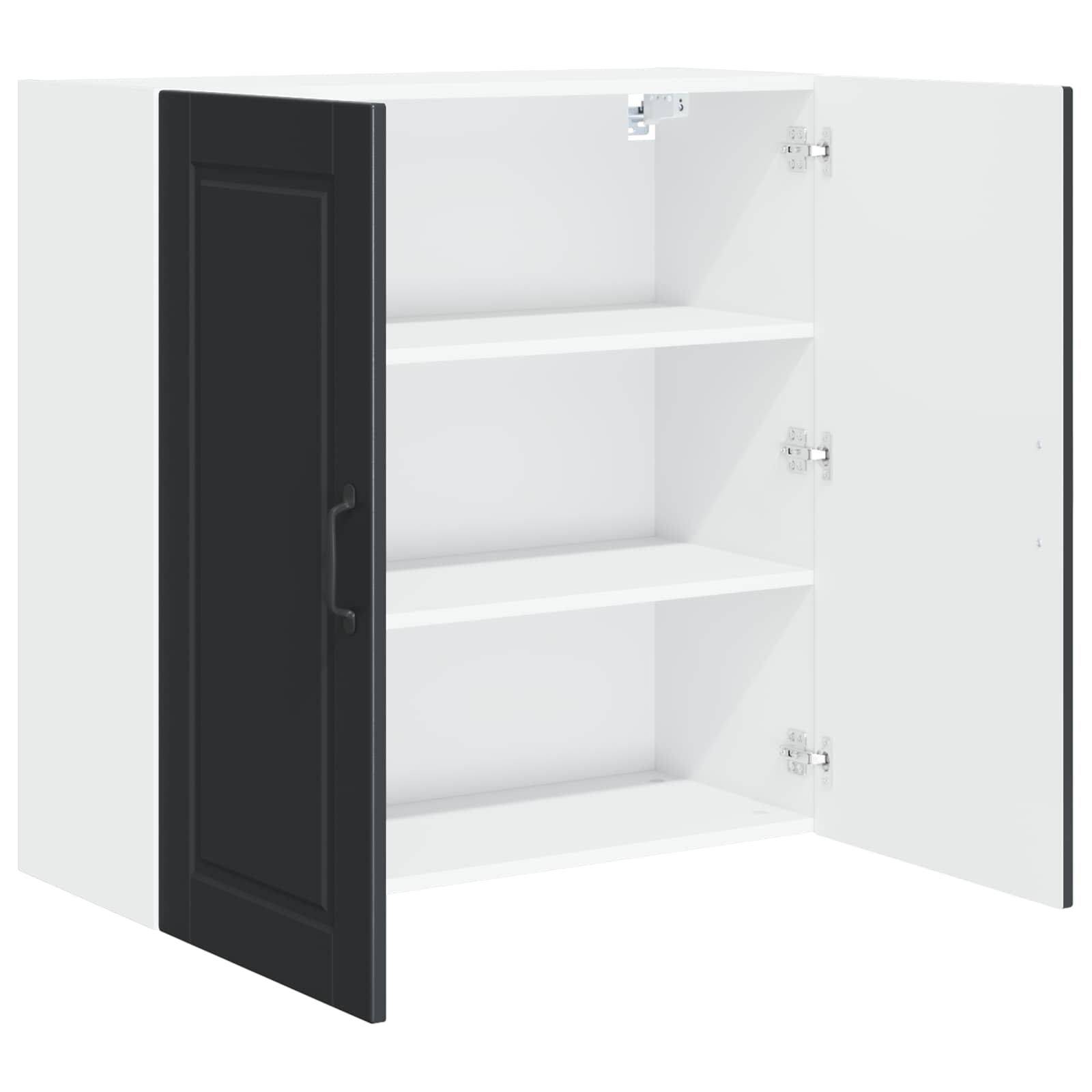 Mobile da cucina-Armadio da cucina Nero 80 x 31 x 80 cm Legno multistrato 165301