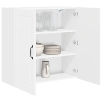 Mobile da cucina con lo scaffale-Armadio da cucina Bianco Lucido 80 x 31 x 80 cm 679721