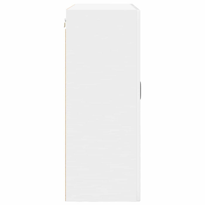 Mobile da cucina con lo scaffale-Armadio da cucina Bianco Lucido 80 x 31 x 80 cm 679721