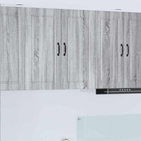 Mobile da cucina con lo scaffale-Armadio da cucina Grigio Sonoma 80 x 31 x 80 cm 747373