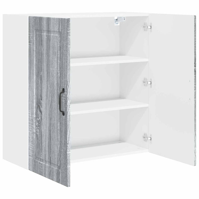 Mobile da cucina con lo scaffale-Armadio da cucina Grigio Sonoma 80 x 31 x 80 cm 747373