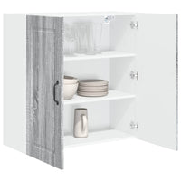 Mobile da cucina con lo scaffale-Armadio da cucina Grigio Sonoma 80 x 31 x 80 cm 747373