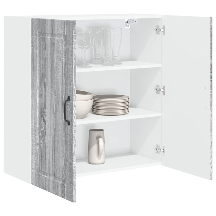 Mobile da cucina con lo scaffale-Armadio da cucina Grigio Sonoma 80 x 31 x 80 cm 747373