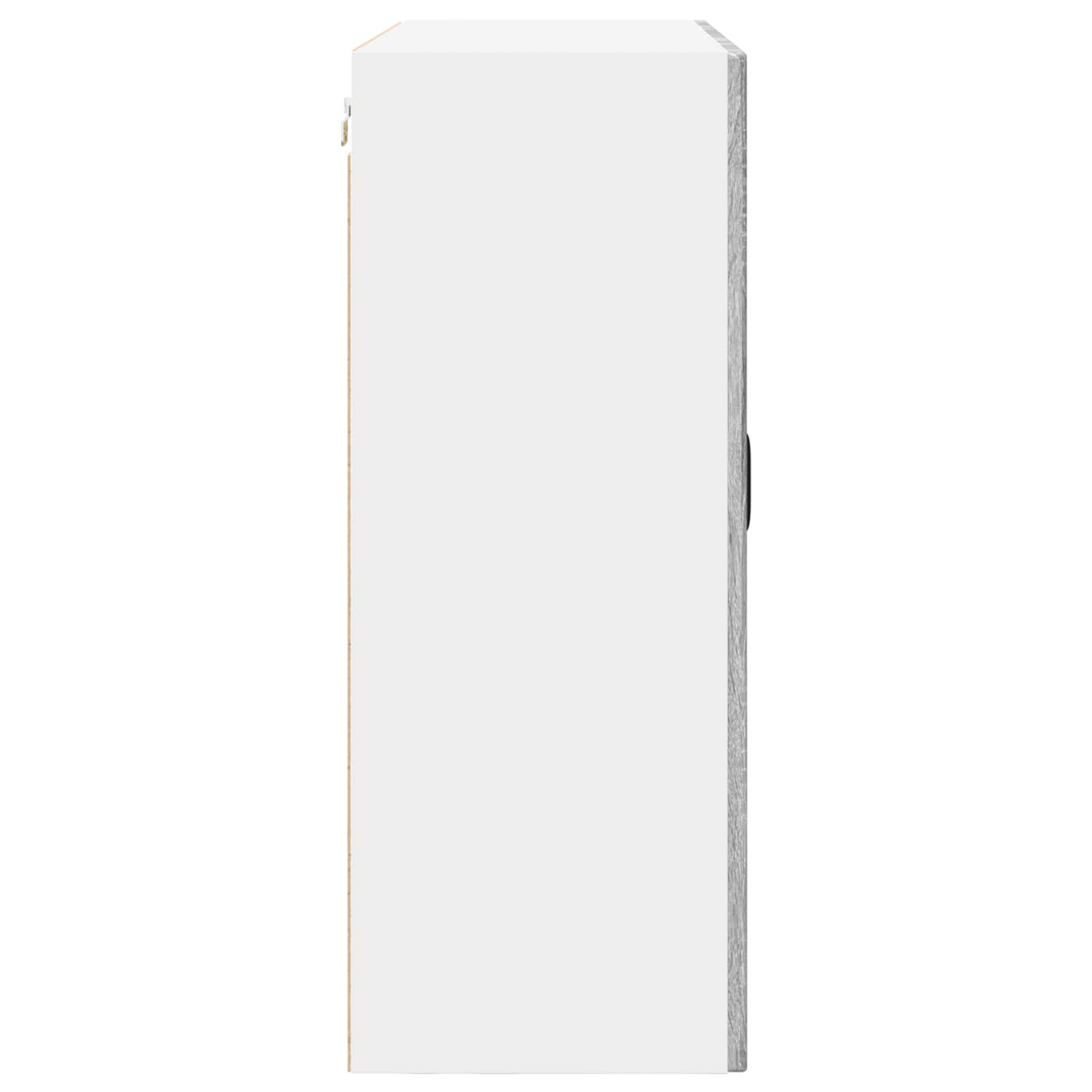 Mobile da cucina con lo scaffale-Armadio da cucina Grigio Sonoma 80 x 31 x 80 cm 747373