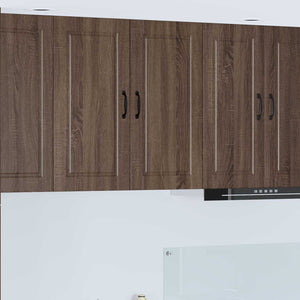 Mobile da cucina con lo scaffale-Armadio da cucina Rovere Marrone 80 x 31 x 80 cm 592732