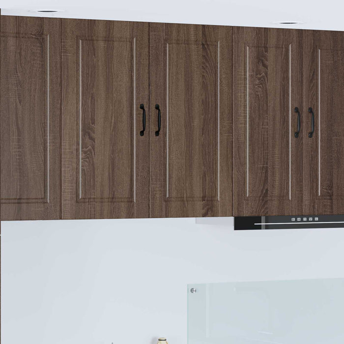 Mobile da cucina con lo scaffale-Armadio da cucina Rovere Marrone 80 x 31 x 80 cm 592732