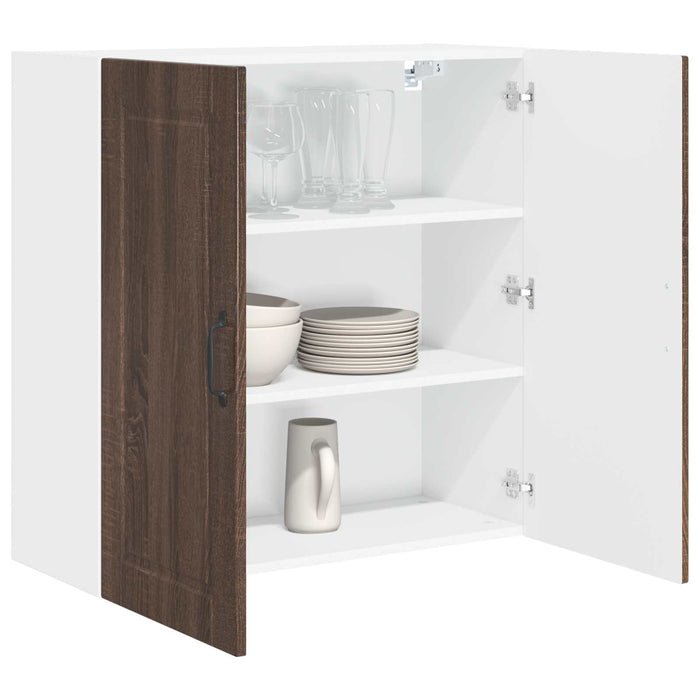 Mobile da cucina con lo scaffale-Armadio da cucina Rovere Marrone 80 x 31 x 80 cm 592732