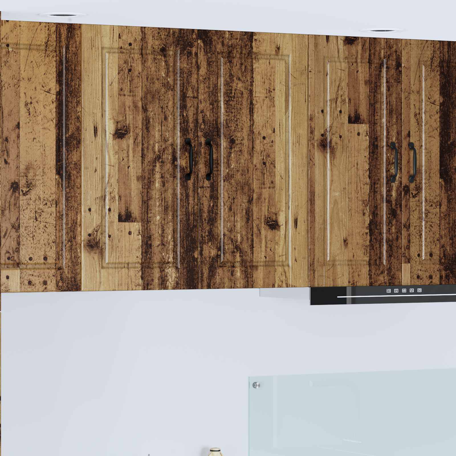 Mobile da cucina con lo scaffale-Armadio da cucina Legno vecchio 80 x 31 x 80 cm 825766