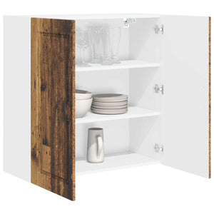 Mobile da cucina con lo scaffale Legno vecchio 80 x 31 x 80 cm 885413