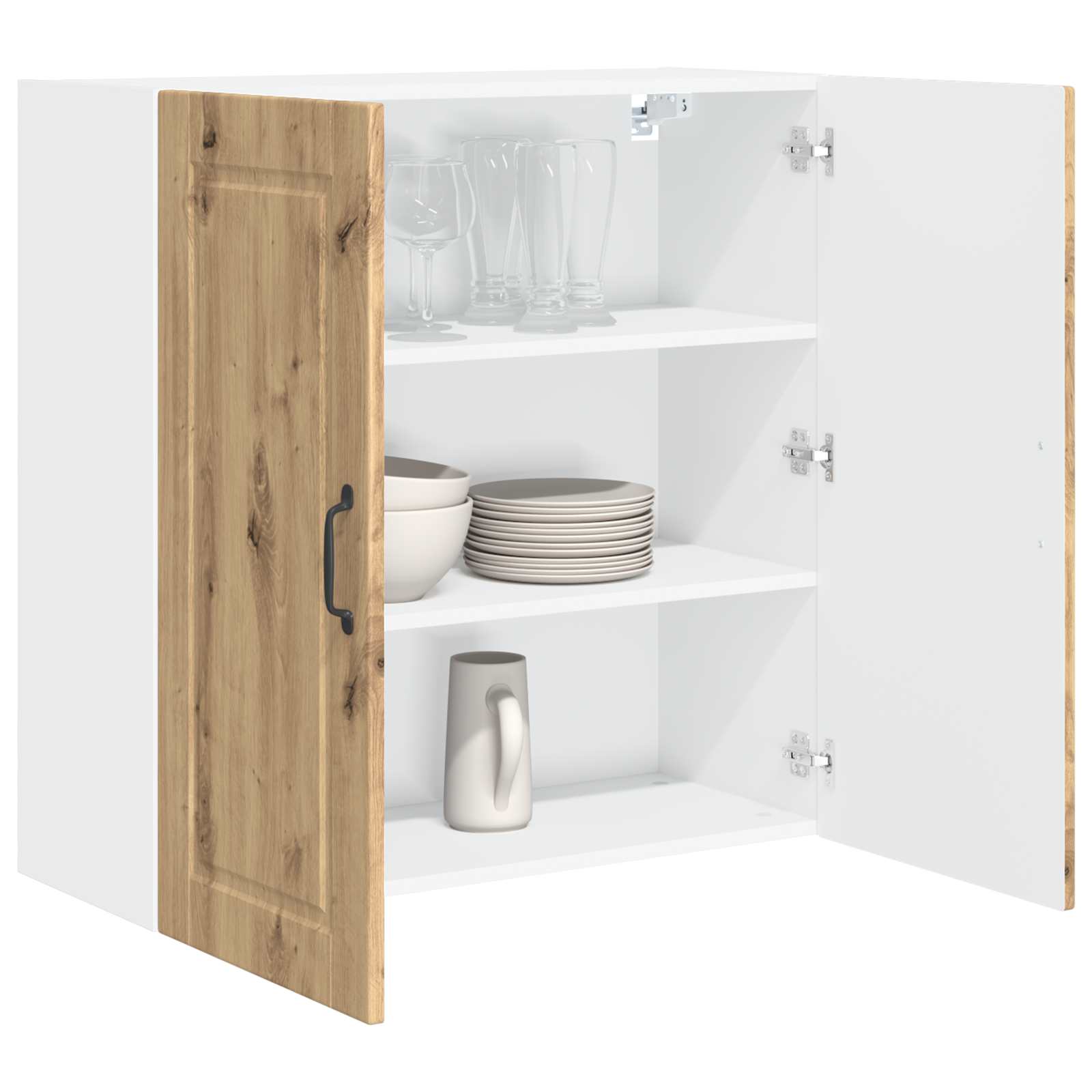 Mobile da cucina con porta Rovere artigianale 80 x 31 x 80 cm 885414