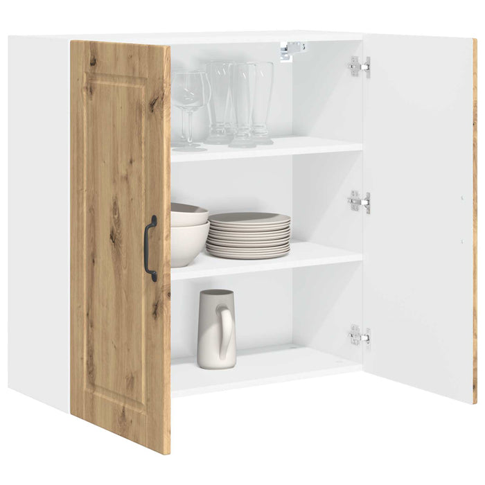 Mobile da cucina con porta-Armadio da cucina Rovere artigianale 80 x 31 x 80 cm 475148