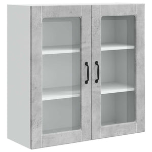 Mobile da cucina con lo scaffale-Armadio da cucina Grigio cemento 80 x 31 x 80 cm 981996
