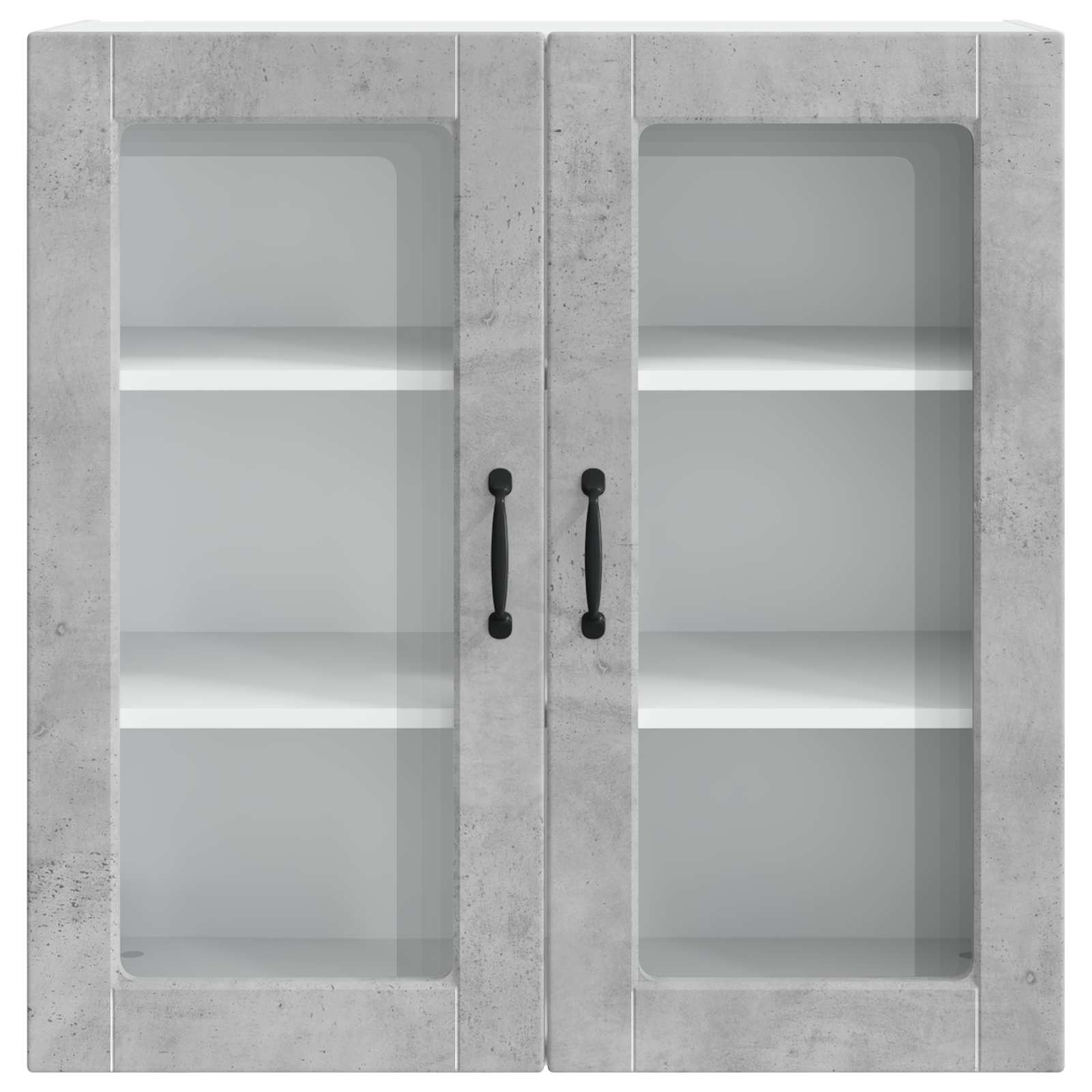 Mobile da cucina con lo scaffale-Armadio da cucina Grigio cemento 80 x 31 x 80 cm 981996