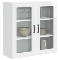 Mobile da cucina con lo scaffale-Armadio da cucina Bianco Lucido 80 x 31 x 80 cm 480176