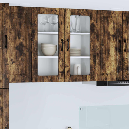 Mobile da cucina-Armadio da cucina Rovere fum¨¦ 80 x 31 x 80 cm Legno multistrato 681994