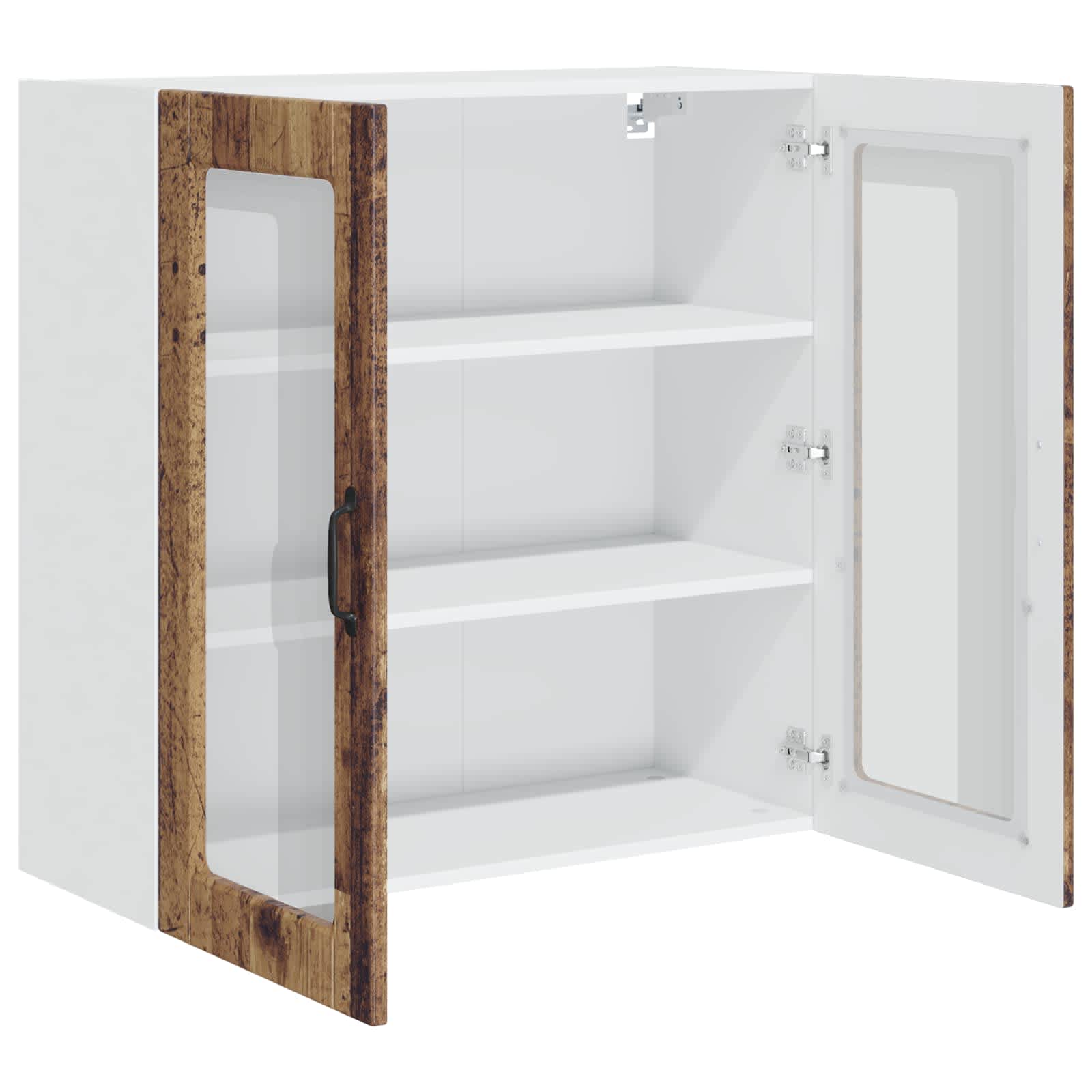 Mobile da cucina con lo scaffale-Armadio da cucina Legno vecchio 80 x 31 x 80 cm 260711