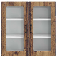 Mobile da cucina con lo scaffale-Armadio da cucina Legno vecchio 80 x 31 x 80 cm 260711